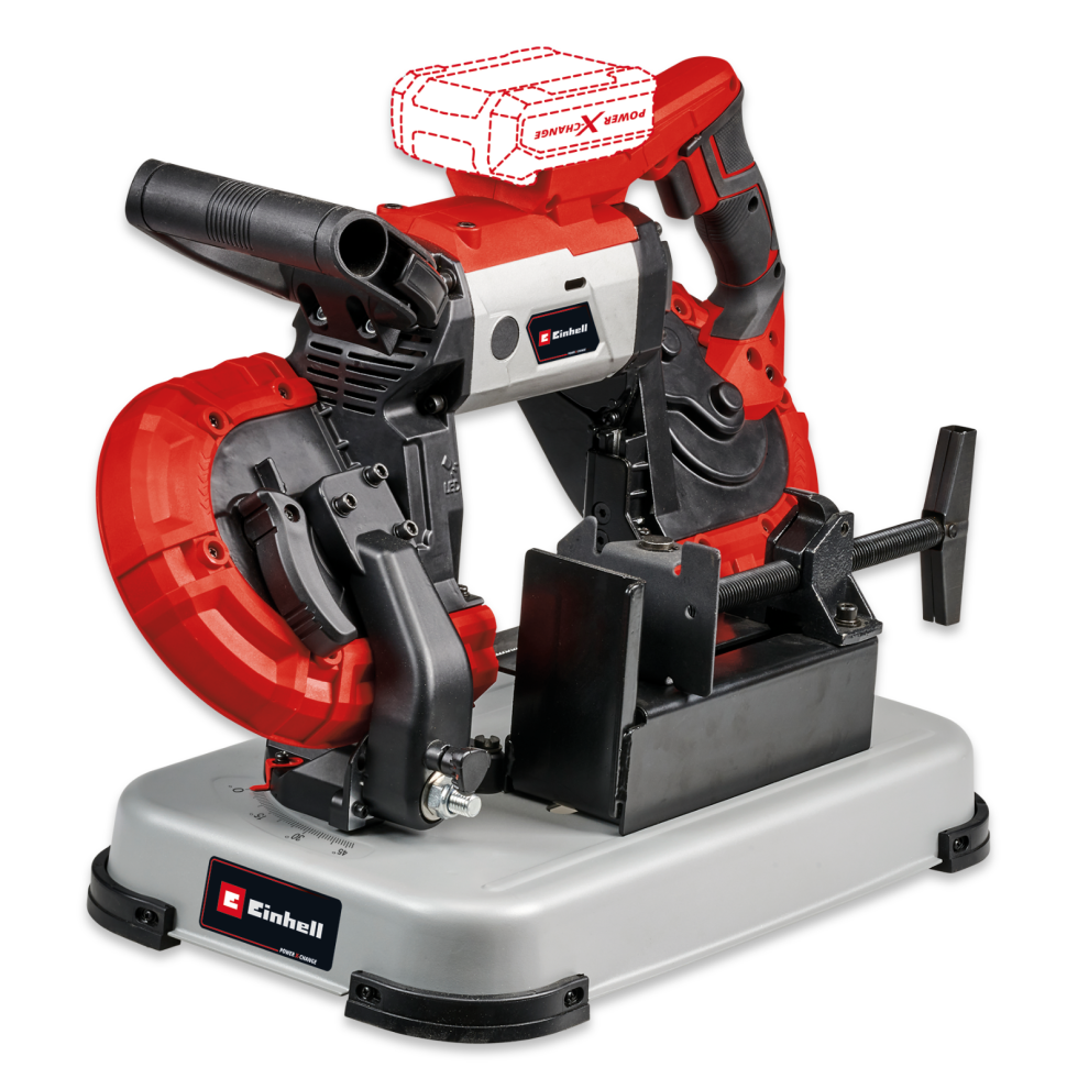 Einhell Cordless Handheld Band Saw With Table 18V Te-Mb 18/127 U Pxc Body Only