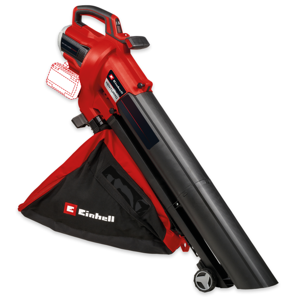 Einhell Cordless Leaf Blower Vacuum Shredder 36V PXC 45L BL VENTURRO BODY ONLY