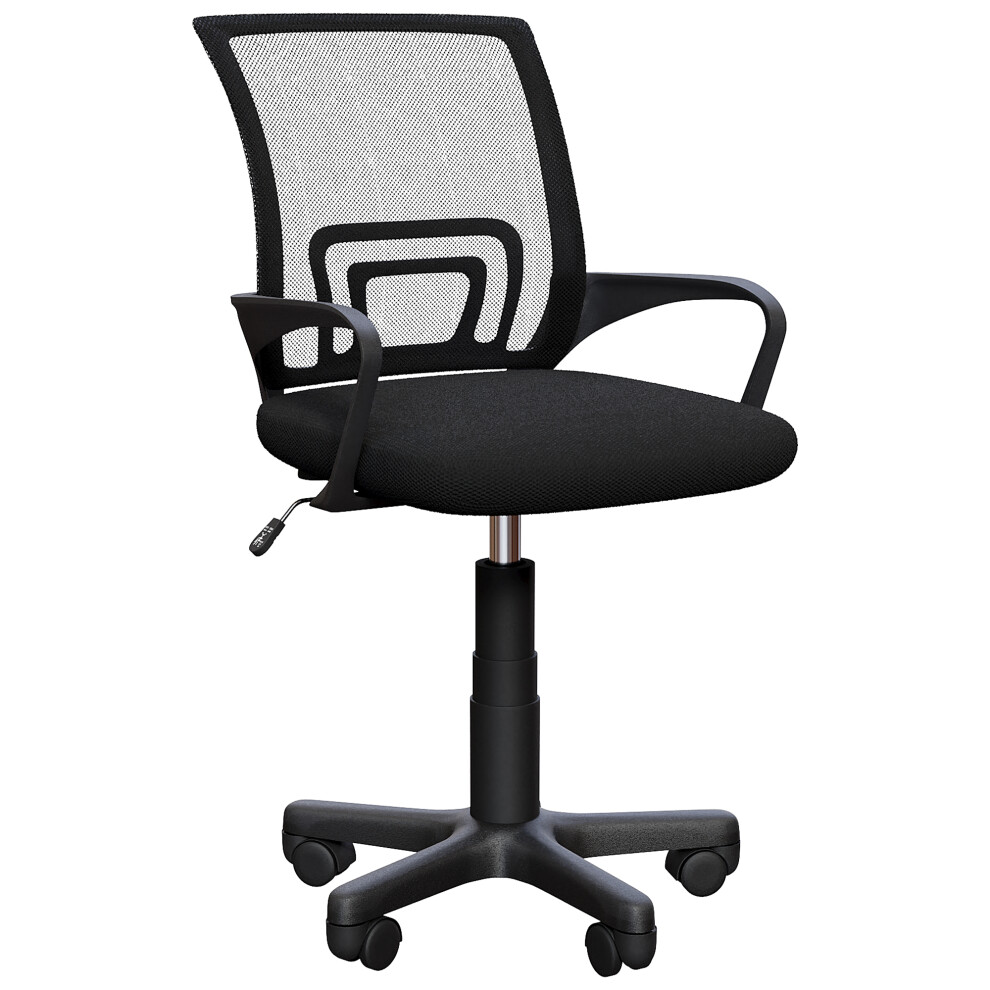 (Black) Airsdale Adjustable Mesh Office Chair Office Study