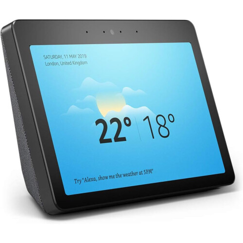Refurbished Amazon Amazon Echo Show 10 2nd Generation Smart Speaker with Alexa - Black