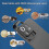 200X Cell Phone Microscope Accessory with Lens, Portable Mini Digital Microscope with LED Light/Uni 4