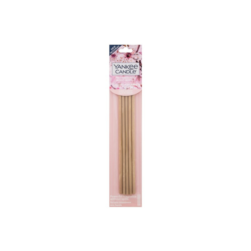 Yankee Candle - Cherry Blossom Pre-Fragranced Reed Refill - Unisex, 5 pc