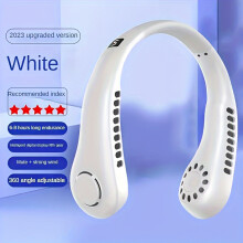 Rechargeable Neck Fan with 5 Speeds-Silent Portable Neck Fan