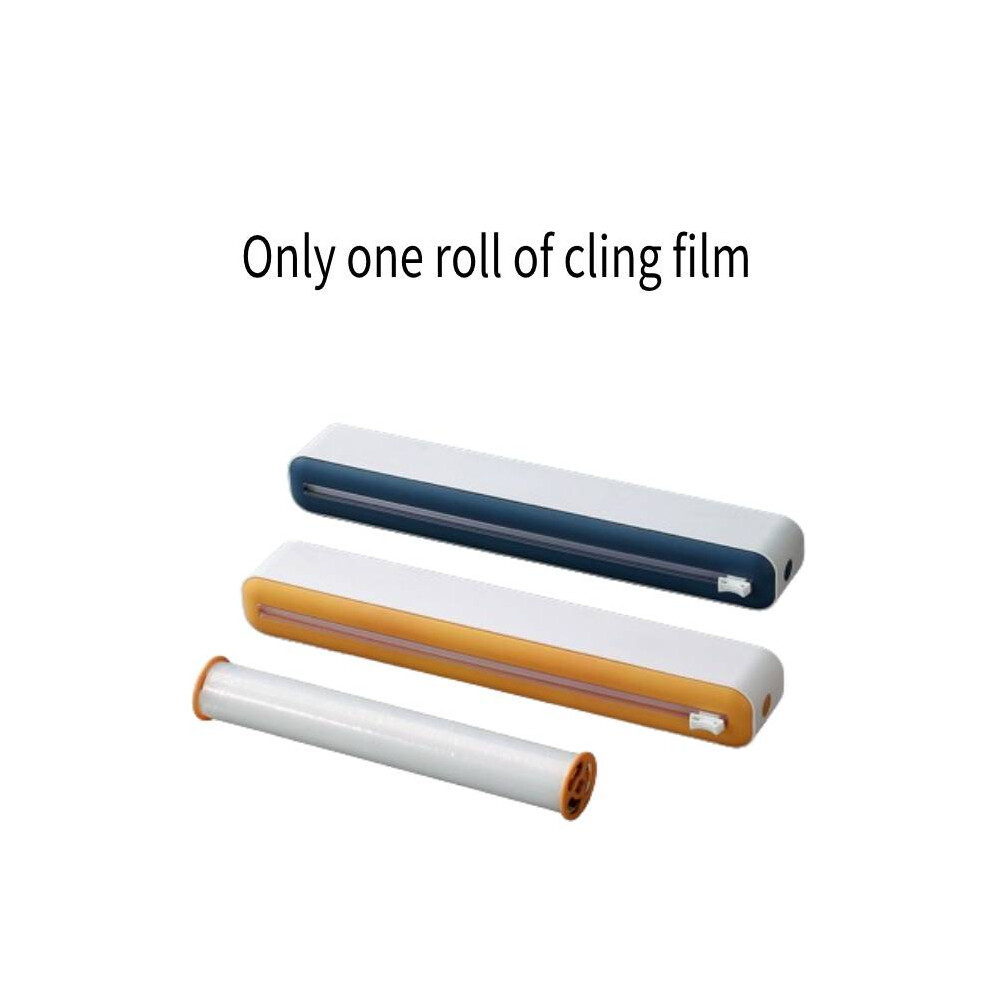 (30m Cling Film) Kitchen Food Wrap Holder Wrap Dispenser Cling Film Dispenser Tin Foil Cutter