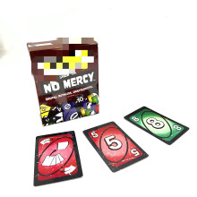 No Mercy UNO Card Game - 168 Durable Cards for Kids & Adults, Family Night, Parties & Travel