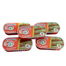 5 Cans Spiced Sardines in Tomato Hot Sauce Portugal 5 x 56g Omega 3