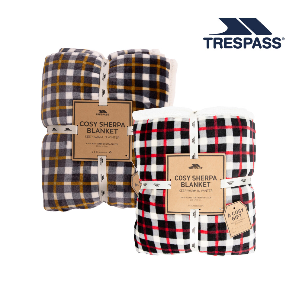 Trespass Hot Water Bottle With Soft Sherpa Fleece Cover - 2L, Bpa-Free Pvc, Leak-Proof, Cozy Warmth