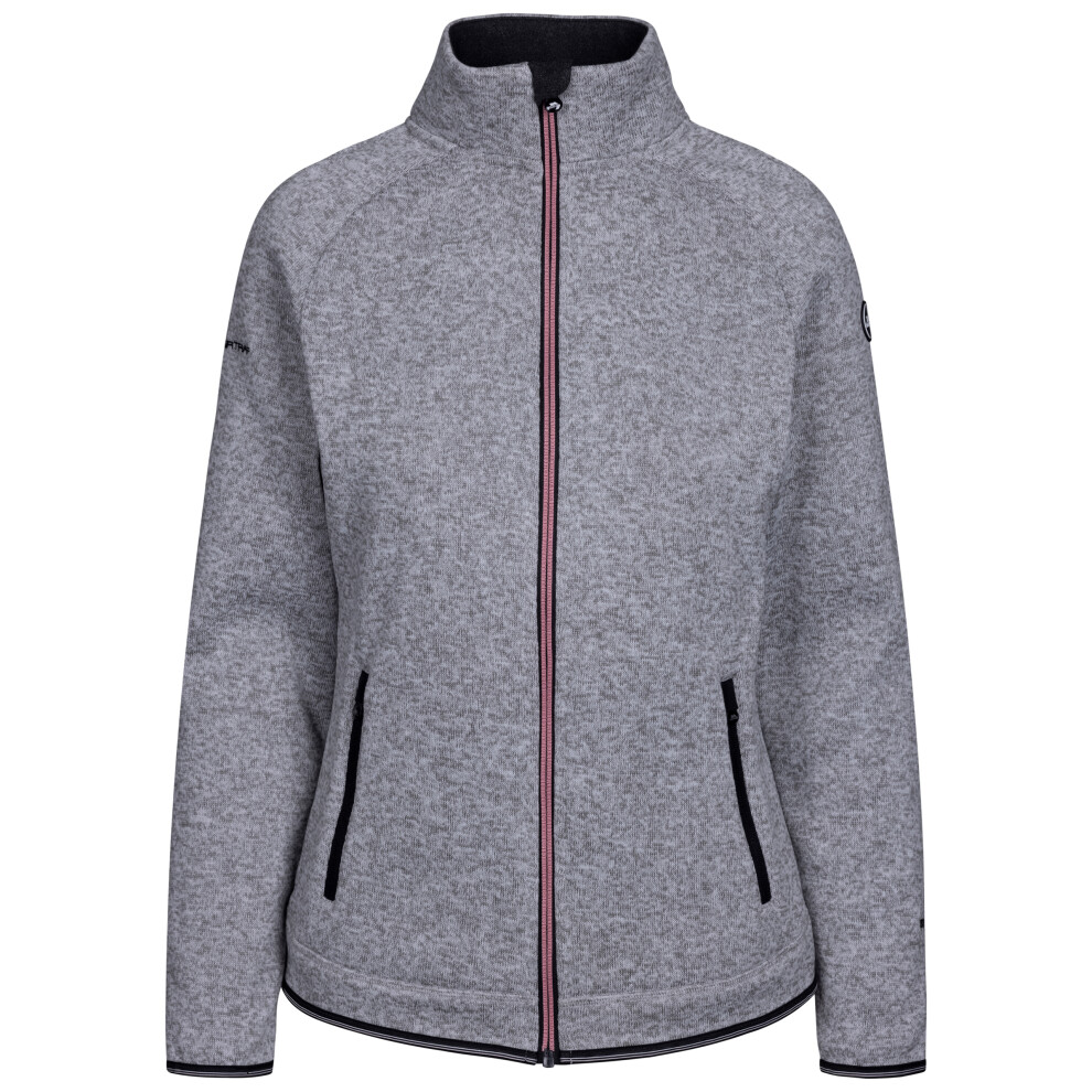 (XXL, Grey Marl) Trespass Womens Marl Fleece Full Front Zip Toddy