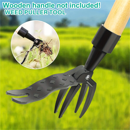 1pc Weeder, The Ultimate Stand Up Weed Puller Tool, No Bending, Pulling, Or Kneeling 2