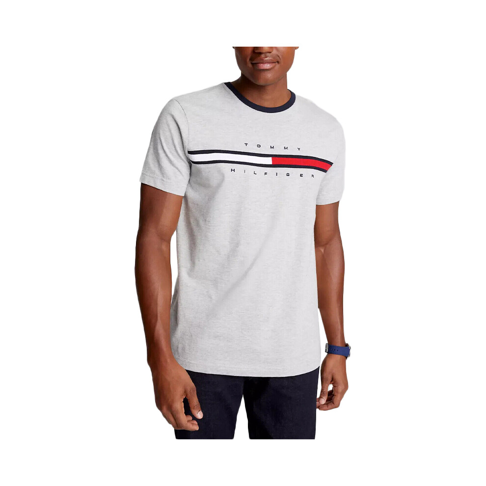 (Grey, 3XL) Tommy Hilfiger Mens T Shirts