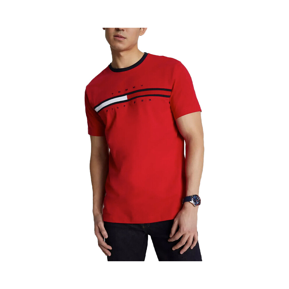 Tommy Hilfiger (, M) Mens T Shirts Red
