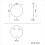 AICA 90cm Round Mirror for Home Decor Bedroom Bathroom 2