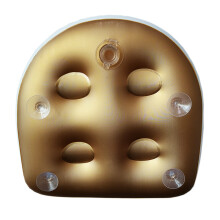 (Gold) Home Spa Booster Inflatable Cushion Hot Tub Accessories Convenient Portable