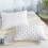 (QUILTED PILLOW X 2) Luxury Pillows Pair Super Soft Memory Foam Pillows 7