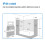 AICA 120x70cm Bluetooth Bathroom Mirror with Shaver Socket 5