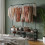 URBN Living (Black & Rustic Oak) Entryway Hallway Coat Hanger Hooks Stand 5