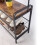 URBN Living (Black & Rustic Oak) Entryway Hallway Coat Hanger Hooks Stand 7