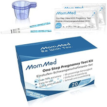 Pregnancy Tests, 20 x Pregnancy Test Strips (25mIU) with 20pcs Deep Urine Cups Reliable and Quick Early Detection of Pregnancy Early Pregnancy Tests