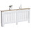 Home Discount (Extra Large) Arlington Radiator Cover Heating Cabinet White Oak 8