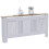 Home Discount (Adjustable) Arlington Radiator Cover Heating Cabinet White Oak 8