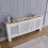 Home Discount (Adjustable) Arlington Radiator Cover Heating Cabinet White Oak 6