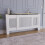 Home Discount (Adjustable) Arlington Radiator Cover Heating Cabinet White Oak 1