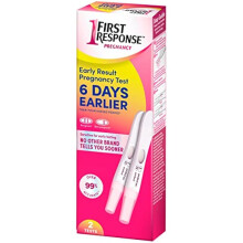 First Response Early Result Pregnancy Test, 2 Count (Pack of 1) - Accurate, Reliable, Early Detection, Home Pregnancy Test Kit