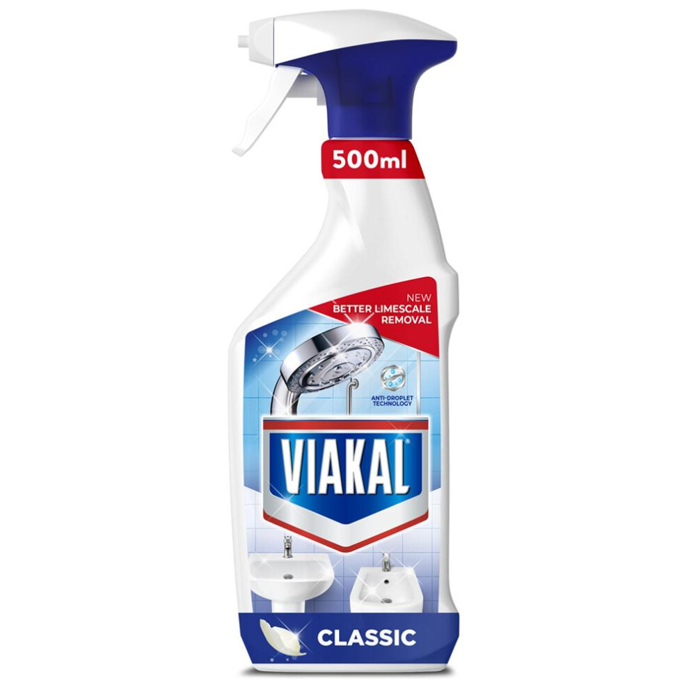 Viakal Classic Limescale Remover Spray, 500 ml