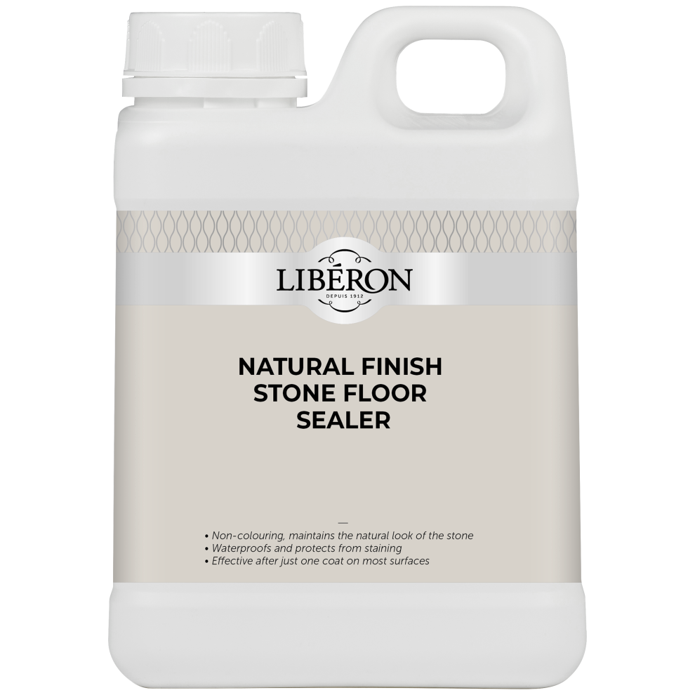 Liberon 040859 Natural Finish Stone Floor Sealer 1 Litre