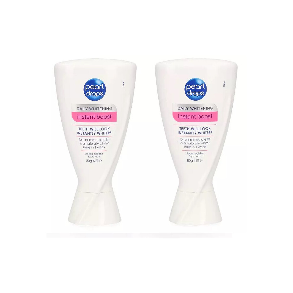 Pearl Drops Instant Boost Enamel Protection Toothpaste 50ml Pack of X2