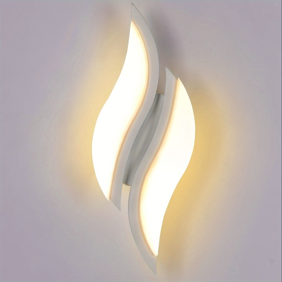 (White) Indoor Wall Lamp, Modern 20W LED Wall Lamp, Wall Lamps 3000K Warm White Light