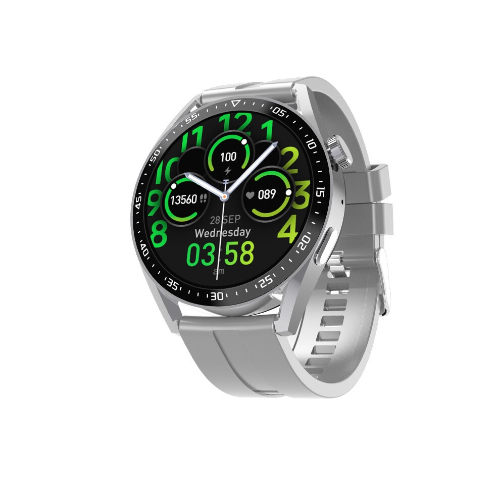Chronus Smartwatch With Calls 1.38" Round Touch Fitness Tracker (Gray) Gray 6976919870895