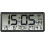 Hama Jumbo Large LCD Digital Wall Clock Atomic/Radio Controlled Adjust World - Black 1