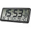 Hama Jumbo Large LCD Digital Wall Clock Atomic/Radio Controlled Adjust World - Black 2