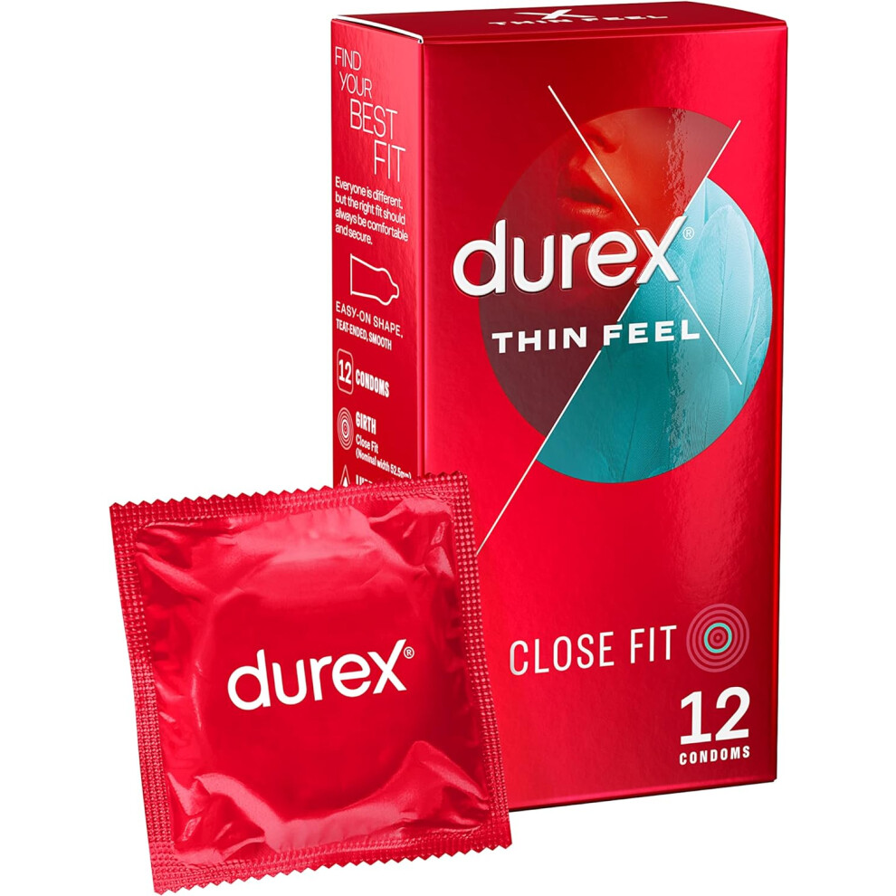 Durex Thin Feel Close Fit Condoms 12pk