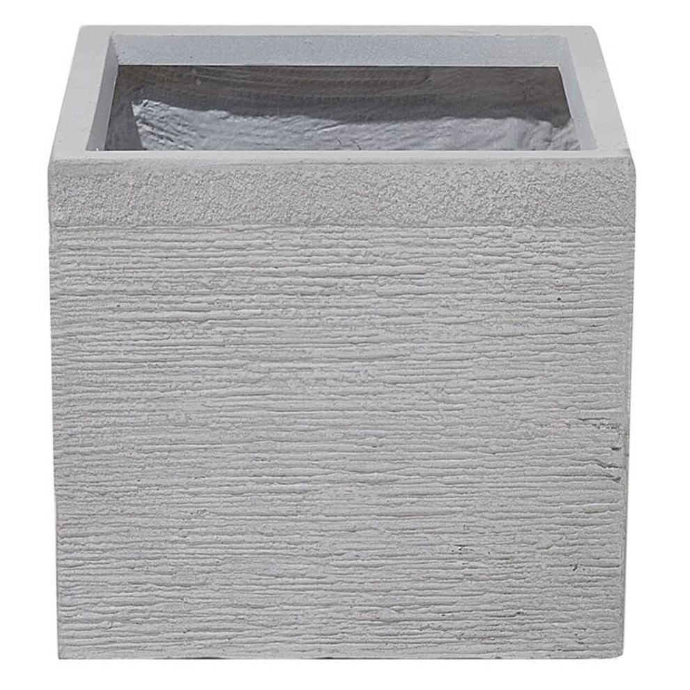 Flower Pot Fibre Clay White 30 x 30 x 28 PAROS