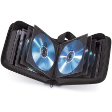 20 Space CD DVD Blu Ray Disc Carry Case Holder Bag Wallet Protector Storage