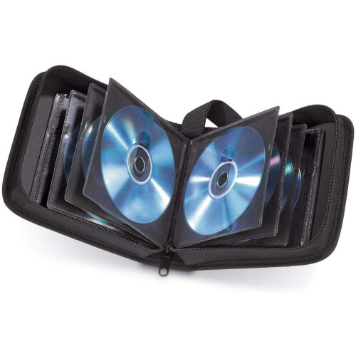 Hama 20 Space CD DVD Blu Ray Disc Carry Case Holder Bag Wallet Protector Storage