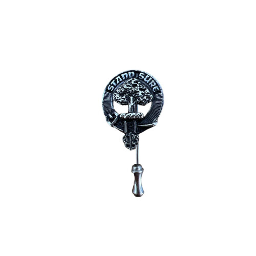 Anderson Clan Crest Pewter Cap Lapel Tie Pin