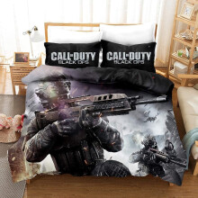 (Style 14, Single(135X200CM/2PCS)) Call-of-duty Bedding Single Double Duvet Cover UK
