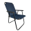 (Navy, 2 Chairs) Hampton&Stewart Folding Camping Deck High Back Chair 3