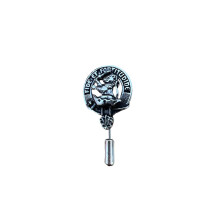 Farquharson Clan Crest Pewter Cap Lapel Tie Pin