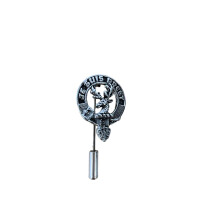 Fraser of Lovat Clan Crest Pewter Cap Lapel Tie Pin