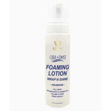 EBIN New York Curl And Twist Foaming Lotion Wrap And Shine Volumizing