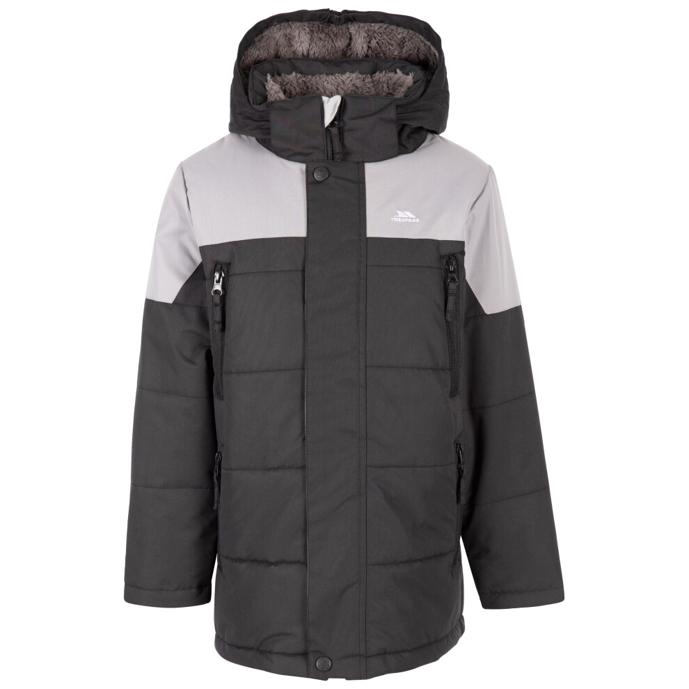 (7-8 Years, Black) Trespass Boys Padded Jacket Recoil