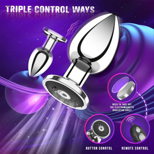 10 Modes Remote Control Vibrator - Anal Toys Butt Plug Beads 2