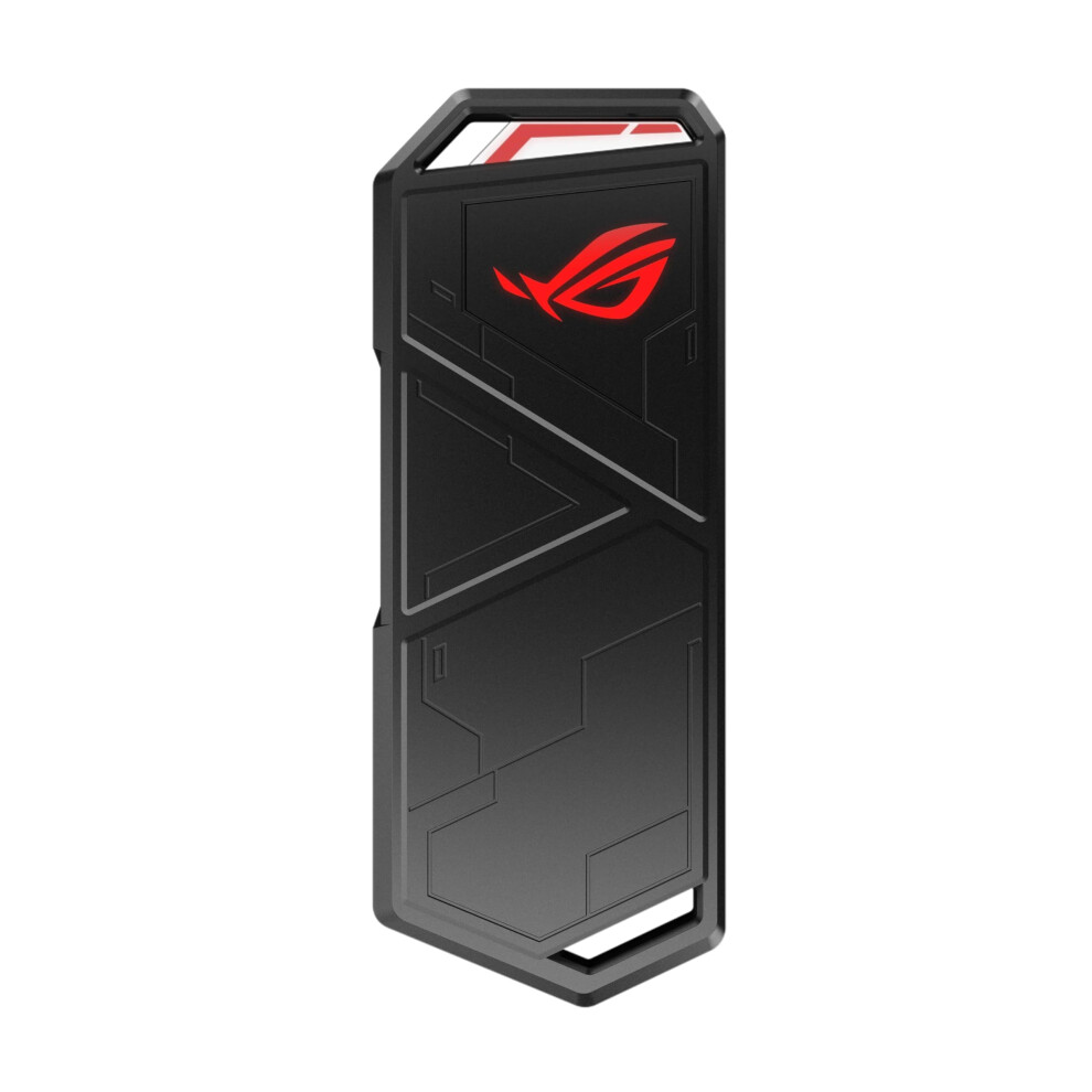 ROG Strix Arion M.2 NVMe SSD Enclosure-USB3.2 GEN2 Type-C, 10Gbps, Aura Sync RGB, Dual USB-C to C and USB-A to C Cables, Thermal Pads, PCIe