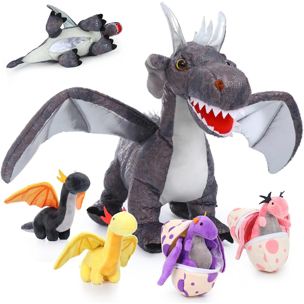 Stuffed dragon toy on sale