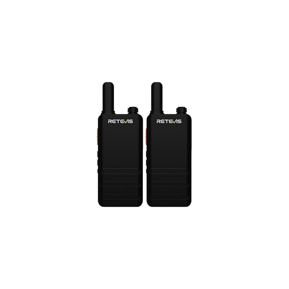 RT622P Walkie Talkie, Handheld 2 Way Radio Rechargeable 1620 mAh USB-C, VOX Hands Free, PMR446 15mm Ultra-Thin Radio Retail Walkie Talkies Comapct for