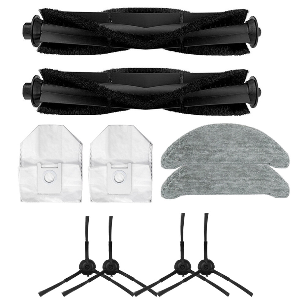 Mop Pad Rag Cloth Main Roller Side Spin Brush Replacement Parts for Xiaomi Roidmi Eve Plus Robot Vacuum Cleaner-image-OPC-PDXZT2R-NEW